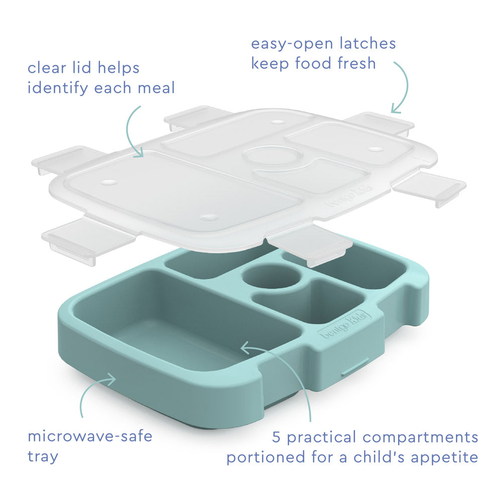 Bentgo Kids Prints Tray with Transparent Cover - Sea Life