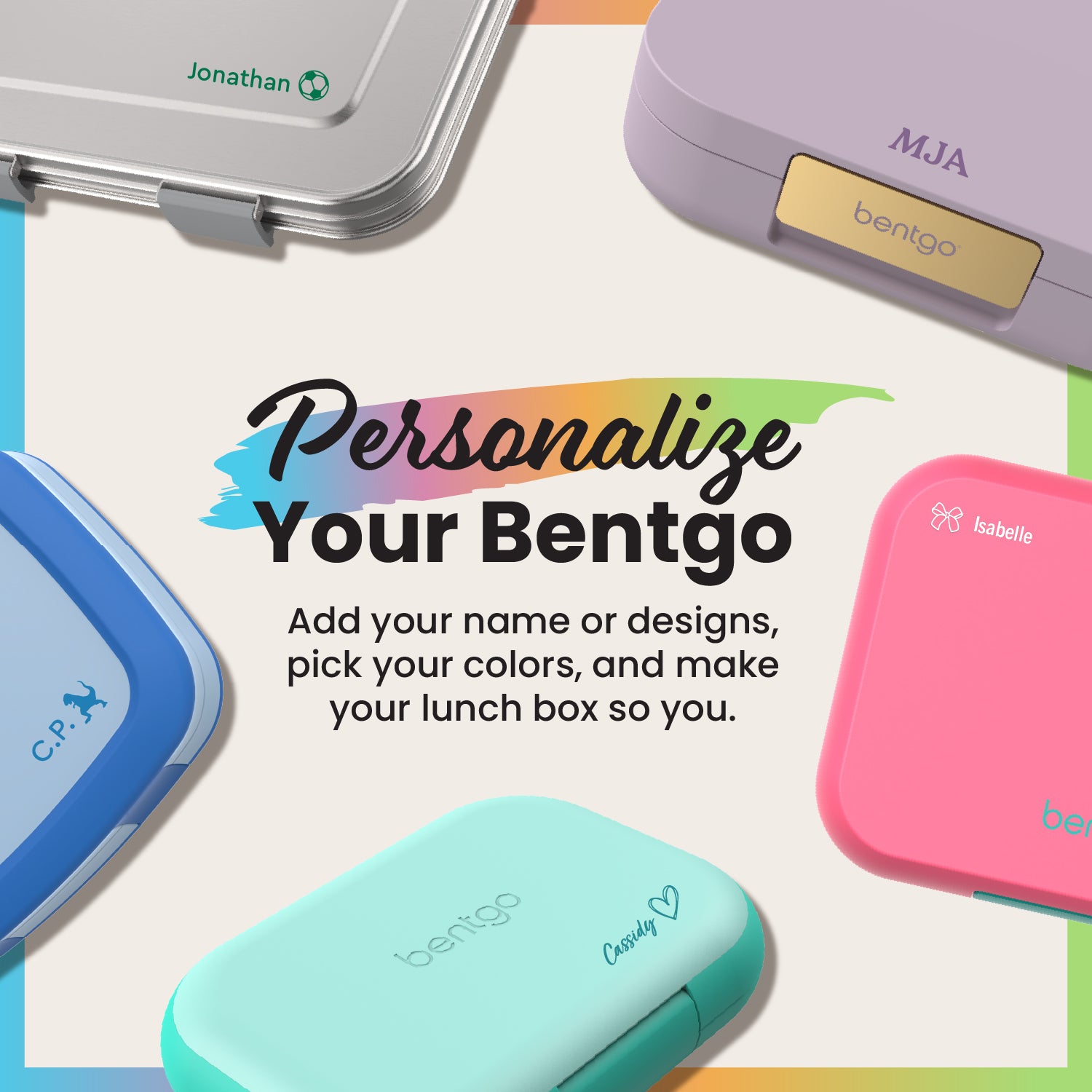 Bentgo Personalization Lunch Boxes