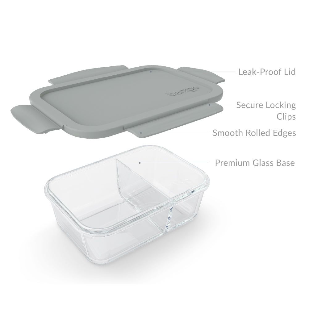 Bentgo Glass Snack Container - Gray