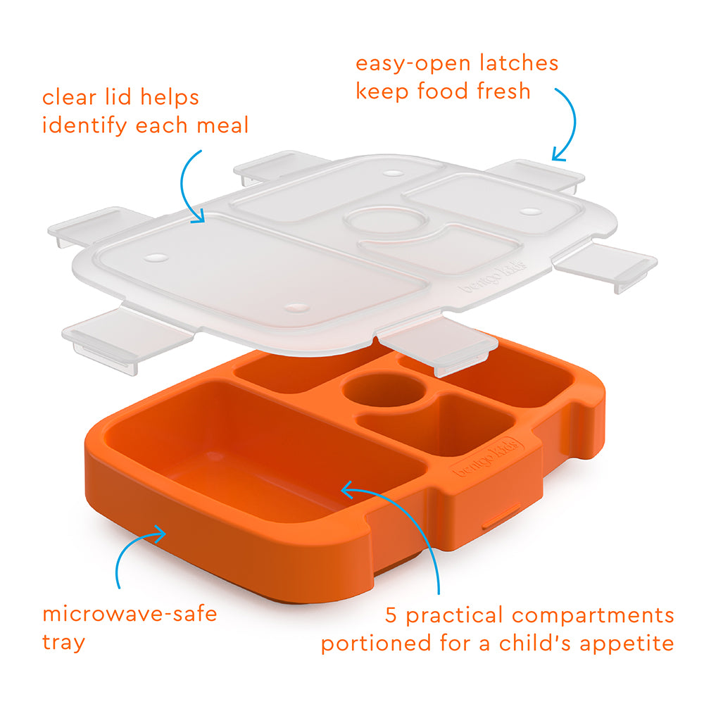 Bentgo Kids Prints Tray with Transparent Cover - Planes