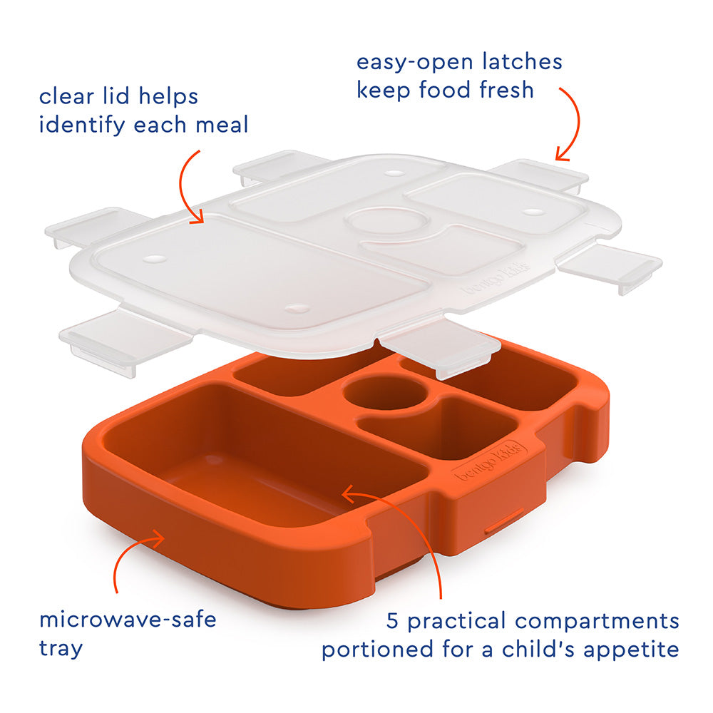 Bentgo Kids Prints Tray with Transparent Cover - Sports